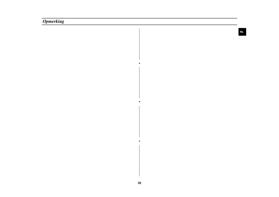 Samsung CE1110/XEN manual Opmerking 