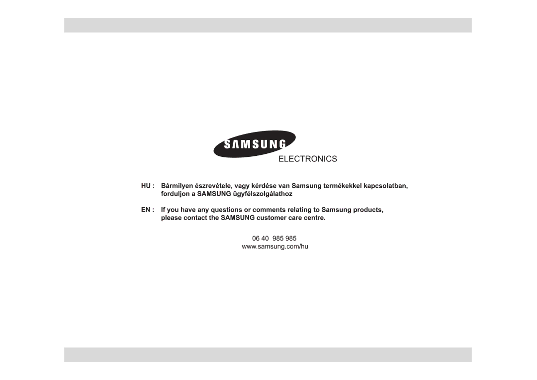 Samsung CE1185UBF/XEH manual 