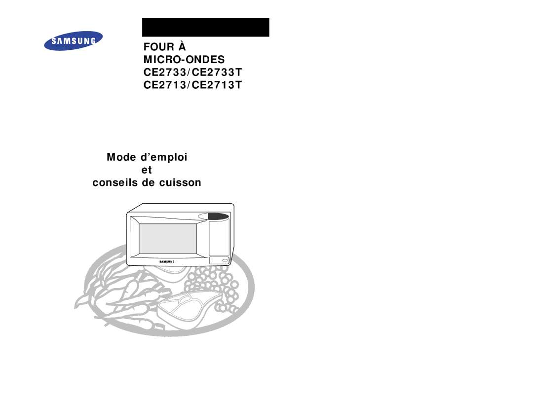 Samsung CE2713-V/XEF, CE2713-Y/XEF, CE2713/XEF, CE2713/XSV manual Four À MICRO-ONDES 