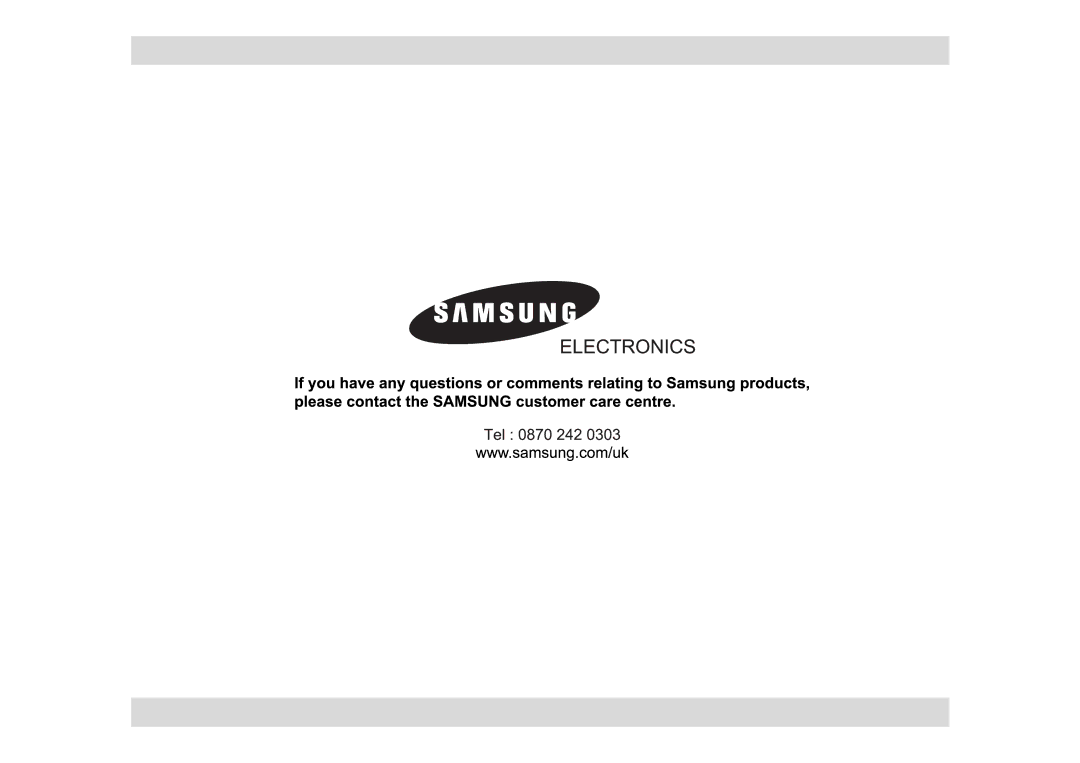 Samsung CE2713N/XET manual 