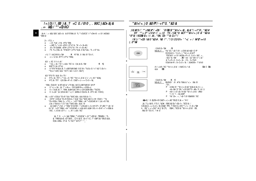 Samsung CE2738NR/SBW, CE2738NR/BWT Ë„Óúó‚Îâìëâ // ‡Áó„Â‚ Ôë˘Ë, HËÍÓ„‰‡ ÌÂ ‚ÍÎ˛˜‡ÈÚÂ ÏËÍÓ‚ÓÎÌÓ‚Û˛ ÔÂ˜¸, Âòîë ÓÌ‡ ÔÛÒÚ‡ 