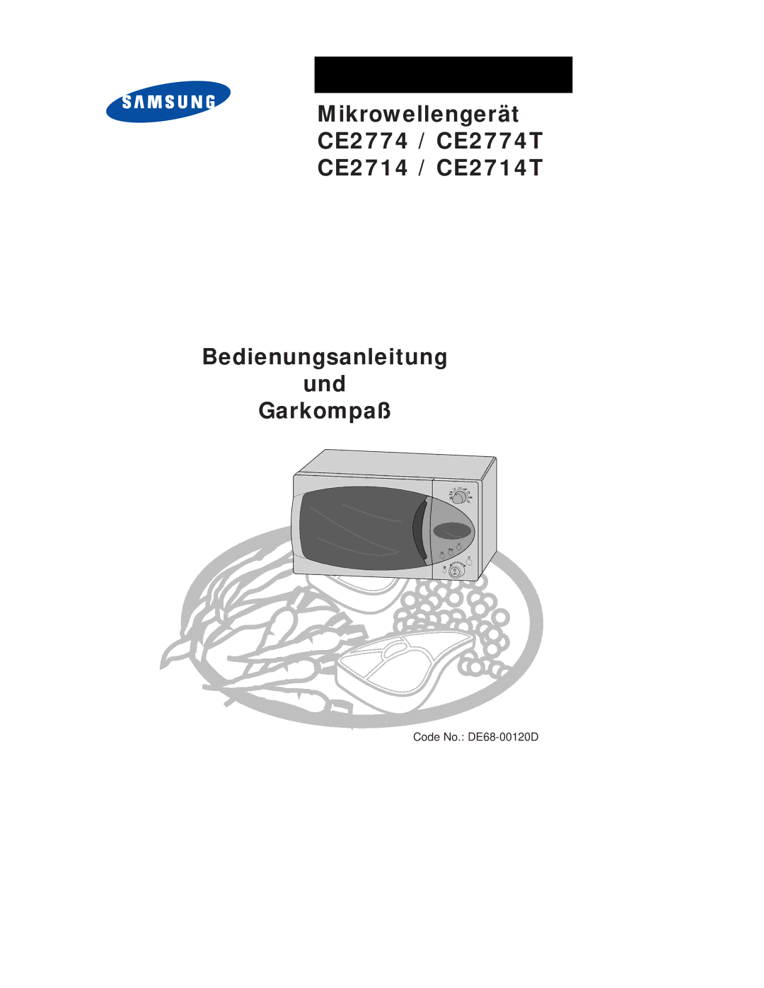 Samsung CE2774-C/XEG, CE2774/XEG, CE2774-M/XEG manual Code No. DE68-00120D 