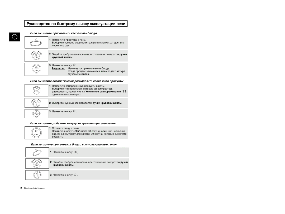 Samsung CE2777R/BWT manual Êûíó‚Ó‰Òú‚Ó Ôó ·˚Òúóïû Ì‡˜‡Îû ˝Íòôîû‡Ú‡ˆëë Ôâ˜Ë, Öòîë ‚˚ ıÓÚËÚÂ ÔË„ÓÚÓ‚ËÚ¸ Í‡ÍÓÂ-ÎË·Ó ·Î˛‰Ó 