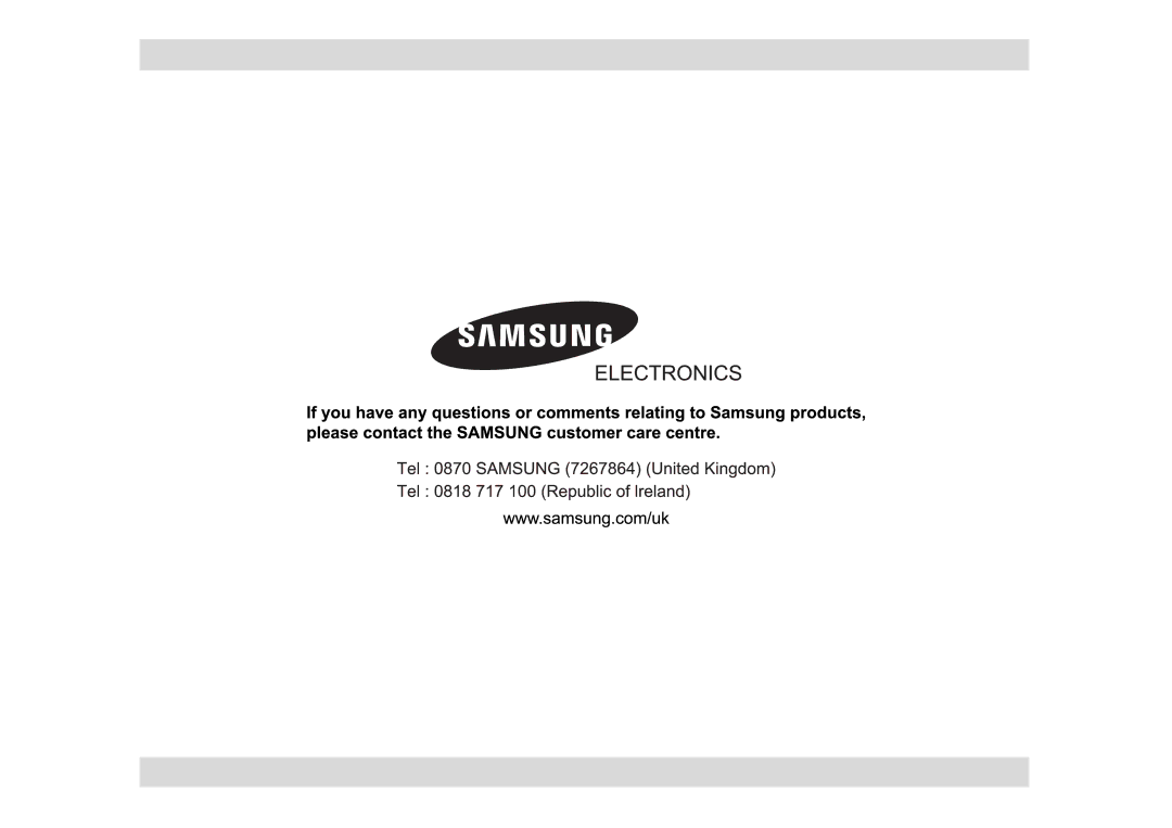 Samsung CE281DN/BOL manual 