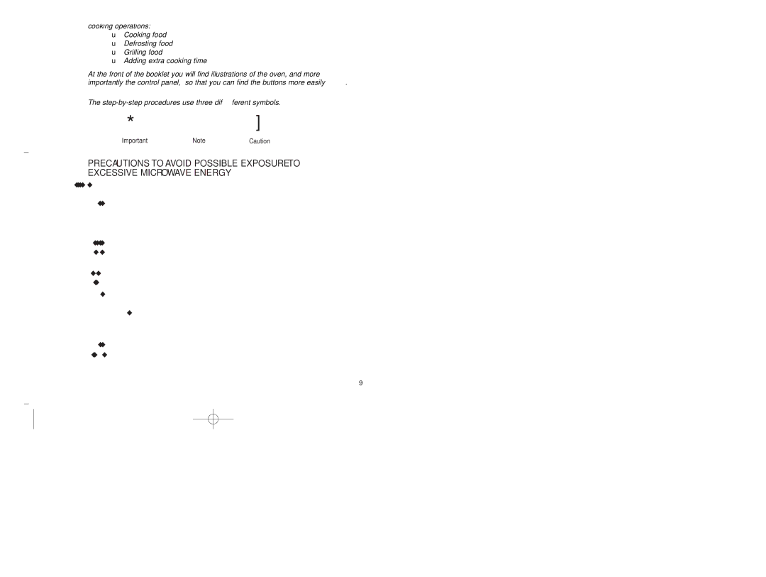 Samsung CE2913/XEG, CE2913-M/XEG, CE2913-B/XEG manual Using th, Precau Excess 