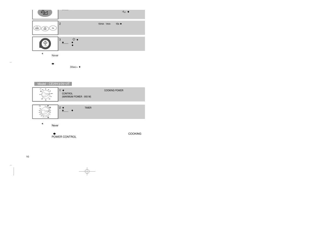 Samsung CE2913-B/XEG, CE2913-M/XEG, CE2913/XEG manual Cookin 