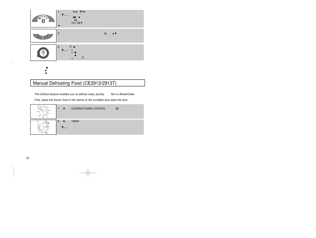 Samsung CE2913-B/XEG, CE2913-M/XEG, CE2913/XEG manual Manual 