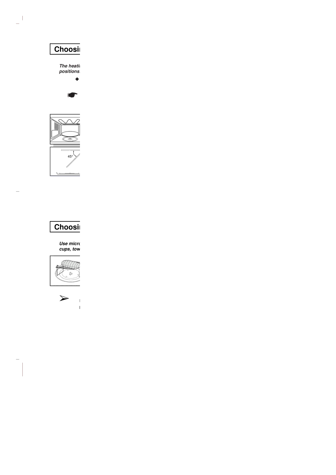 Samsung CE2913/XEG, CE2913-M/XEG, CE2913-B/XEG manual Choosi 