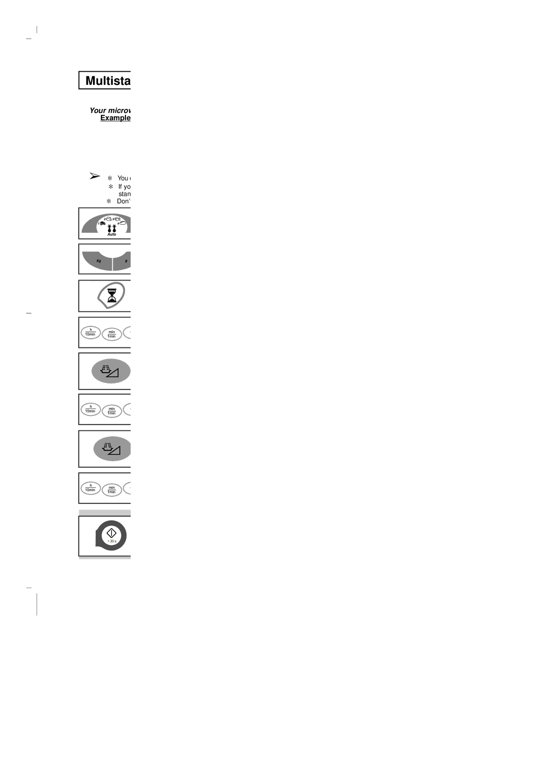 Samsung CE2913-B/XEG, CE2913-M/XEG, CE2913/XEG manual Multista 