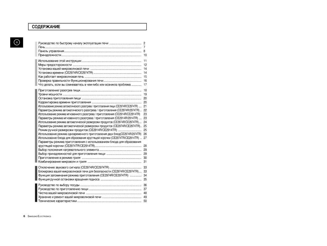 Samsung CE2914R-US/BWT ËéÑÖêÜÄçàÖ, Êûíó‚Ó‰Òú‚Ó Ôó ·˚Òúóïû Ì‡˜‡Îû ˝Íòôîû‡Ú‡ˆëë Ôâ˜Ë, ÄÓÂÍÚËÓ‚Í‡ ‚ÂÏÂÌË ÔË„ÓÚÓ‚ÎÂÌËﬂ 