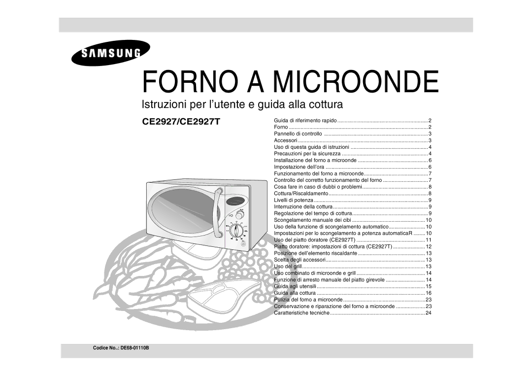 Samsung CE2927N/BOL manual $%# 