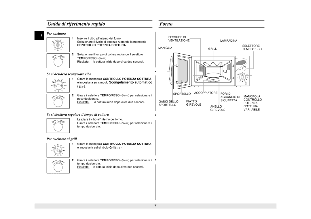 Samsung CE2927N/BOL manual Scongelamento automatico #$$ 675-&835 87$-7 8577 75.%7&&7 