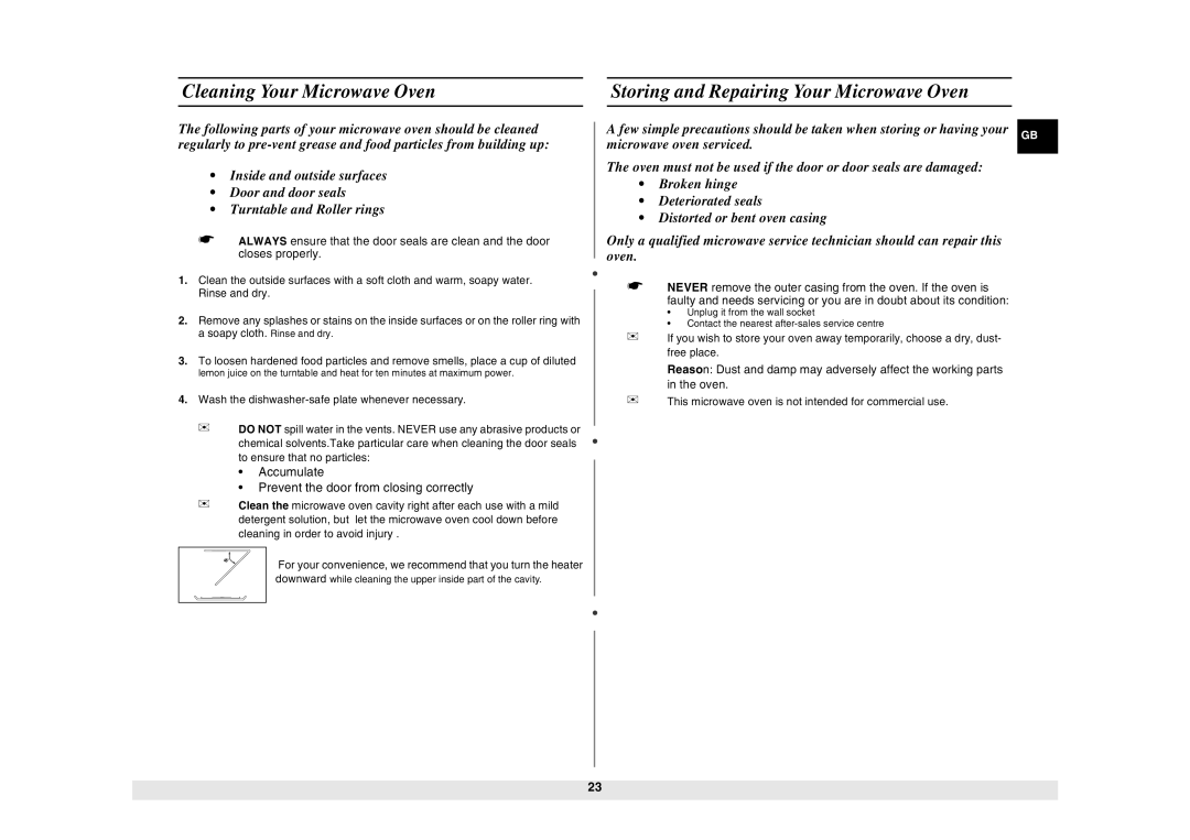 Samsung CE2927N/BOL manual + *.0.,+.&.2 