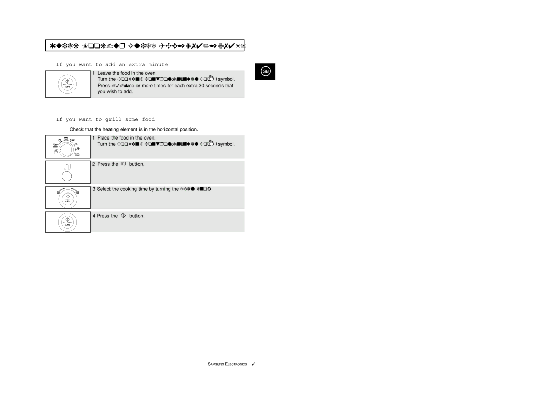 Samsung CE2974-C/XEG, CE2974-1S/XEG, CE2974-1/XEG, CE2974-S/XEG, CE2974/XEG manual If you want to add an extra minute 