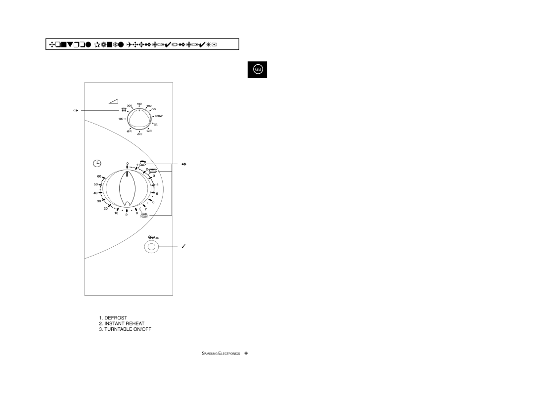 Samsung CE2974-1S/XEG, CE2974-1/XEG, CE2974-S/XEG, CE2974/XEG, CE2974-C/XEG manual Control Panel CE2914/2914T 