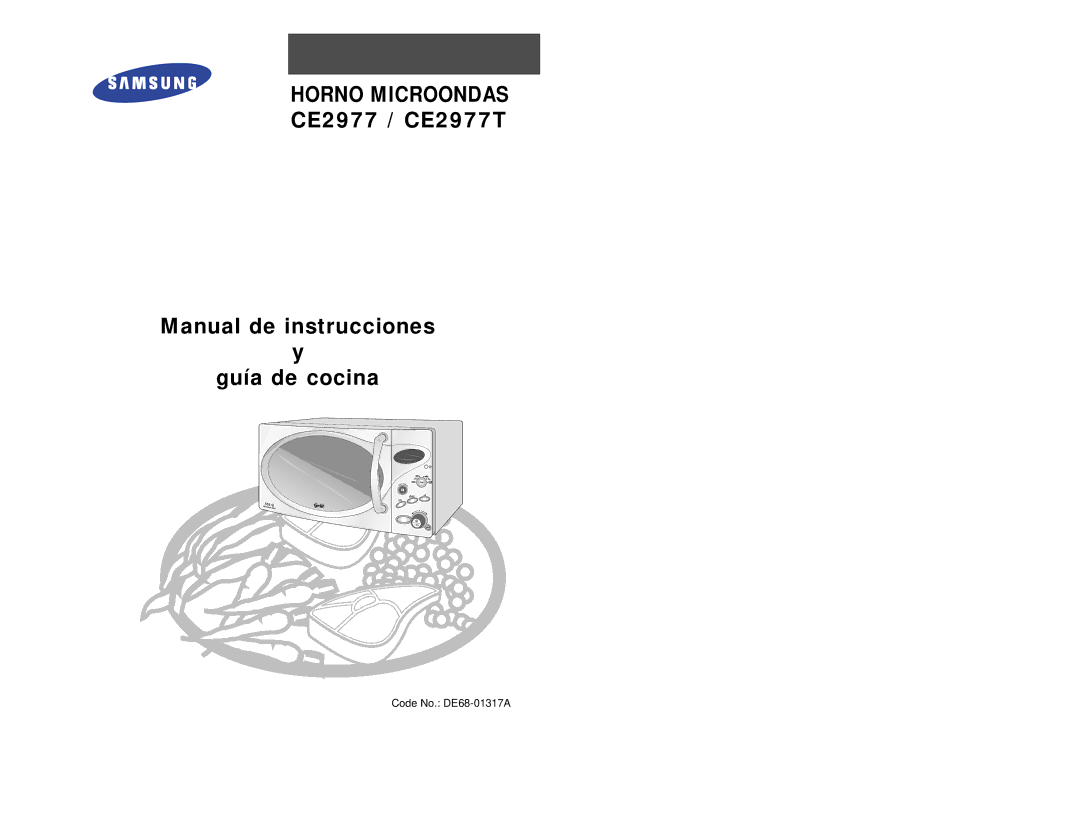 Samsung CE2977/XEC, CE2977-S/XEC manual Horno Microondas 