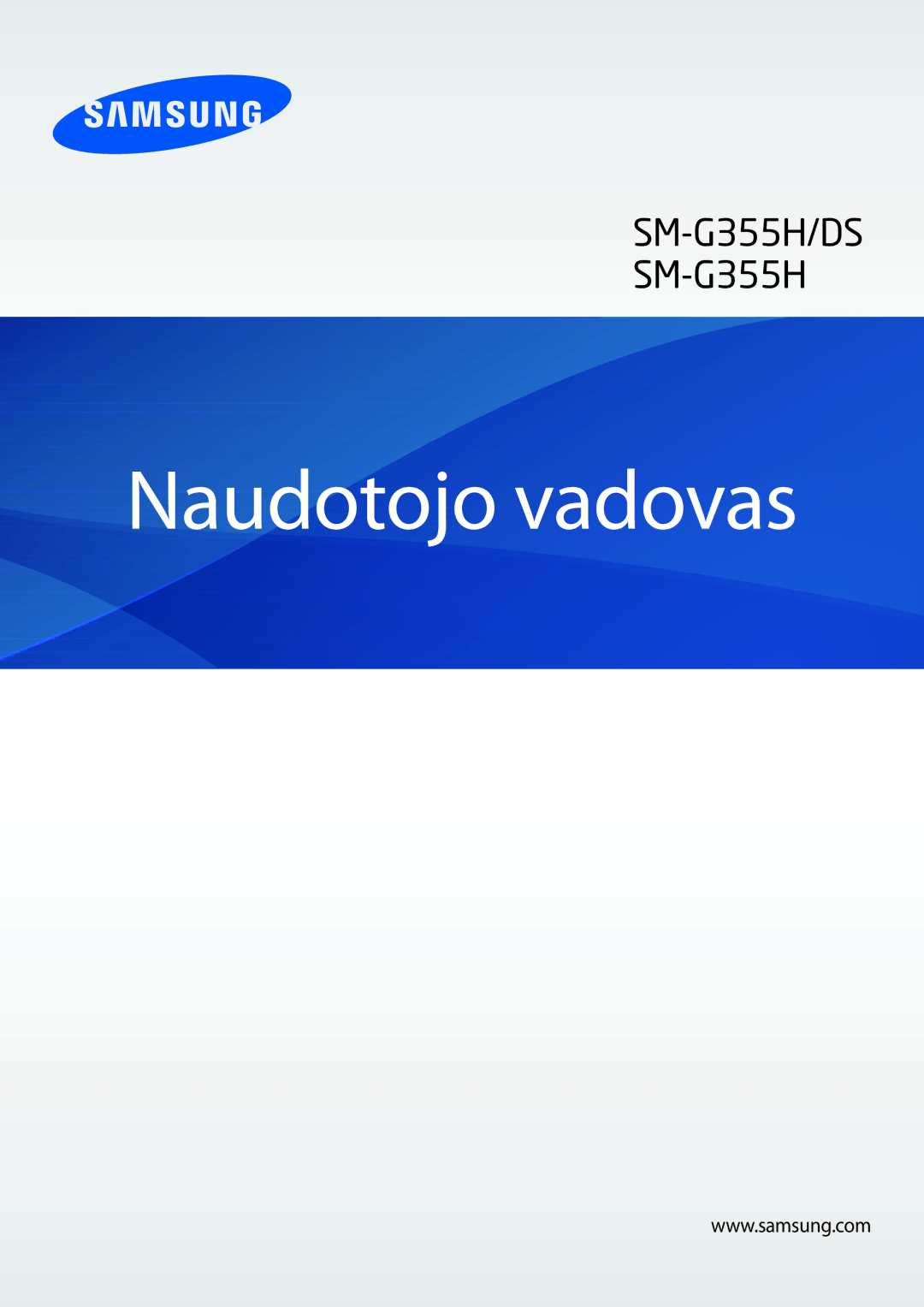 Samsung CG-G355HZKSEST, CG-G355HZWSEST manual Naudotojo vadovas 