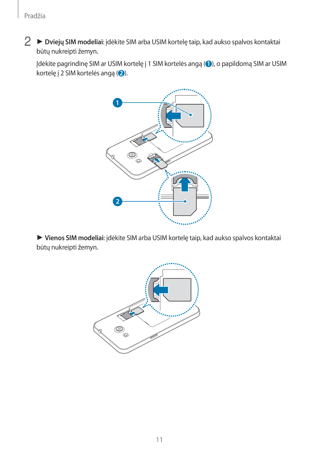 Samsung CG-G355HZKSEST, CG-G355HZWSEST manual Pradžia 