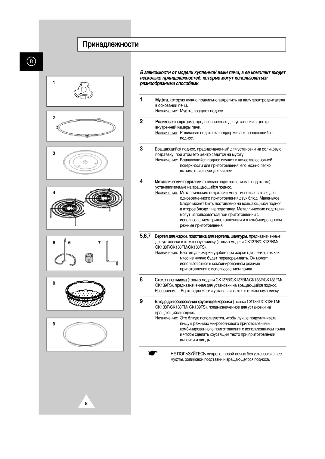 Samsung CK139FSR-T/BWT, CK139FSR-E/BWT, CK139FSR-R/BWT, CK139FSR-G/BWT, CK139FSR/BWT manual Ëì‡‰Îâêìóòúë 