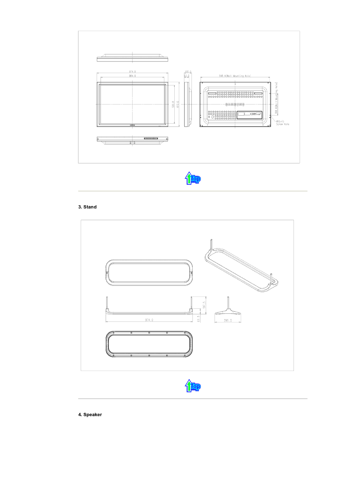 Samsung CK32PSNS/EDC manual Stand Speaker 