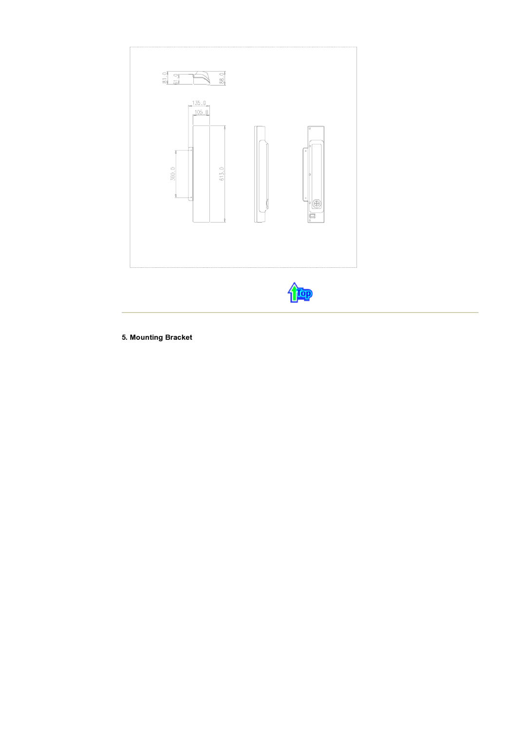 Samsung CK32PSNS/EDC manual Mounting Bracket 