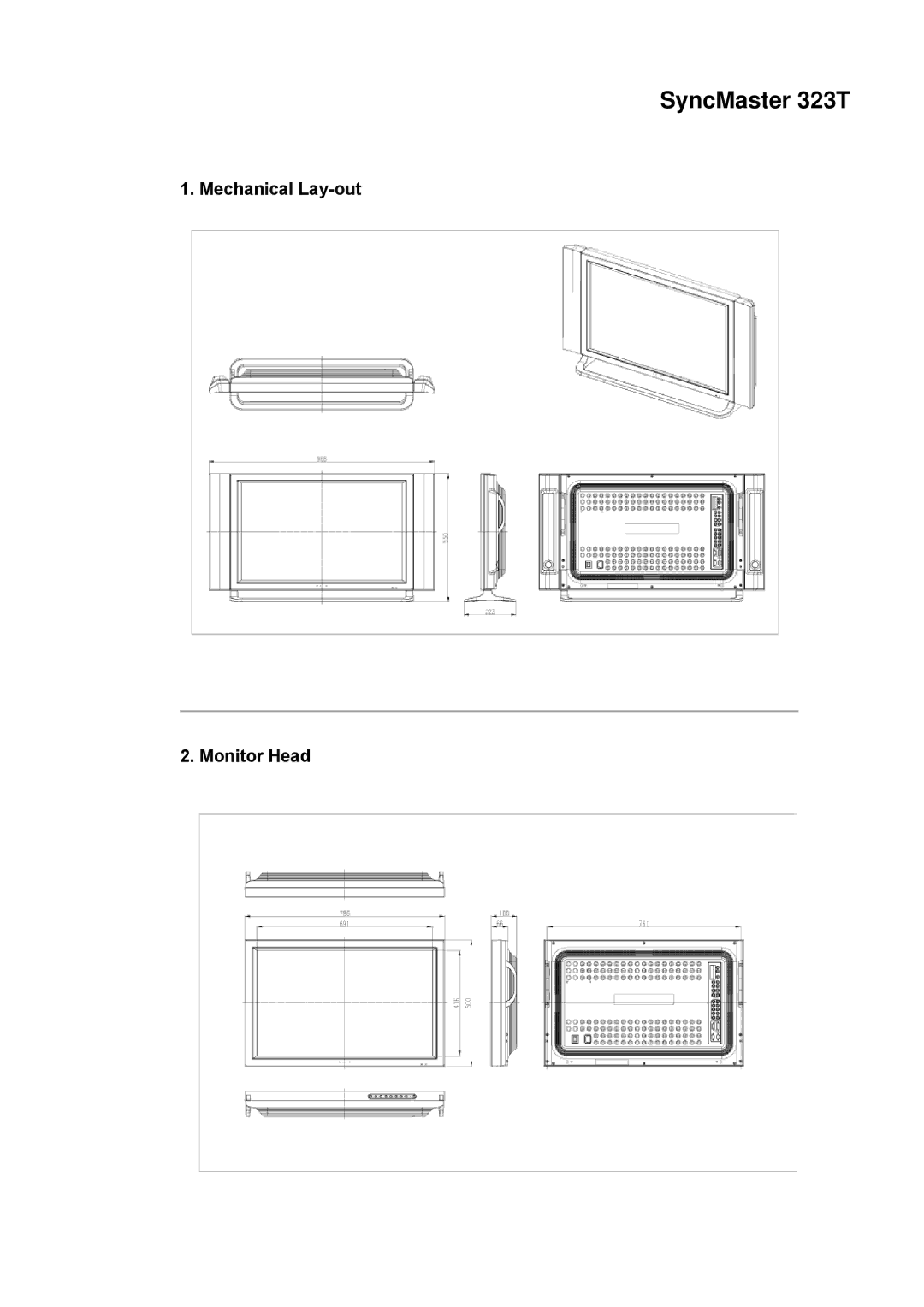 Samsung CK40PSNS/EDC, CK40BSNS/EDC manual SyncMaster 323T 