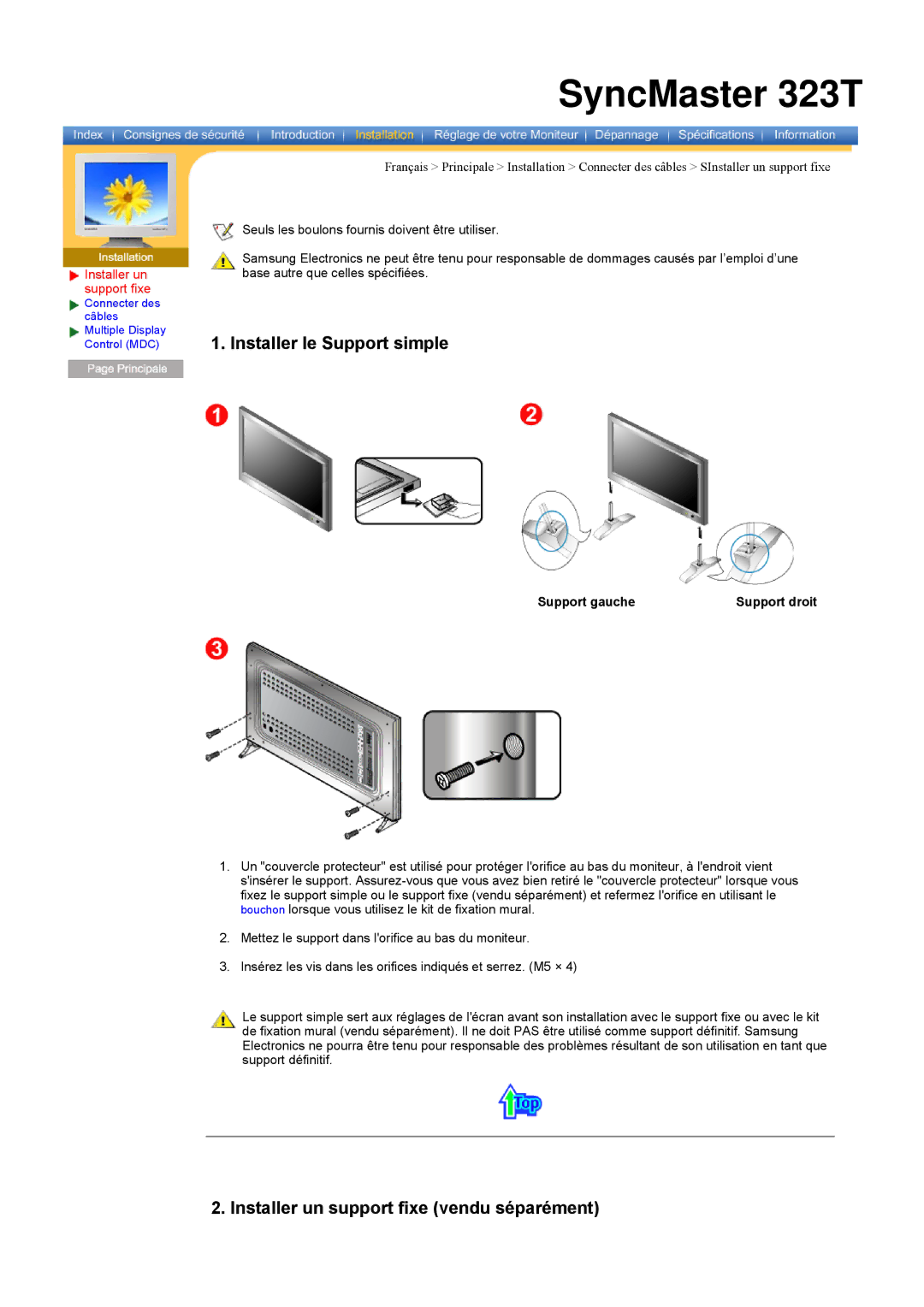 Samsung CK40PSNS/EDC, CK40PSNB/EDC, CK40PSSS/EDC, CK40PSNBF/EDC, CK40PSSB/EDC, CK40PSNBG/EDC, CK40BSNS/EDC manual SyncMaster 323T 