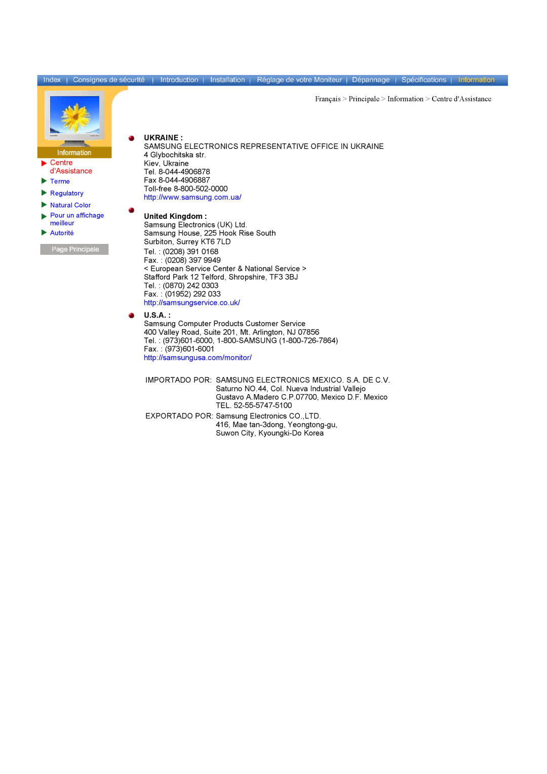 Samsung CK32PSNS/EDC, CK40PSNB/EDC, CK40PSSS/EDC, CK40PSNBF/EDC, CK40PSSB/EDC, CK40PSNBG/EDC manual Ukraine, United Kingdom 