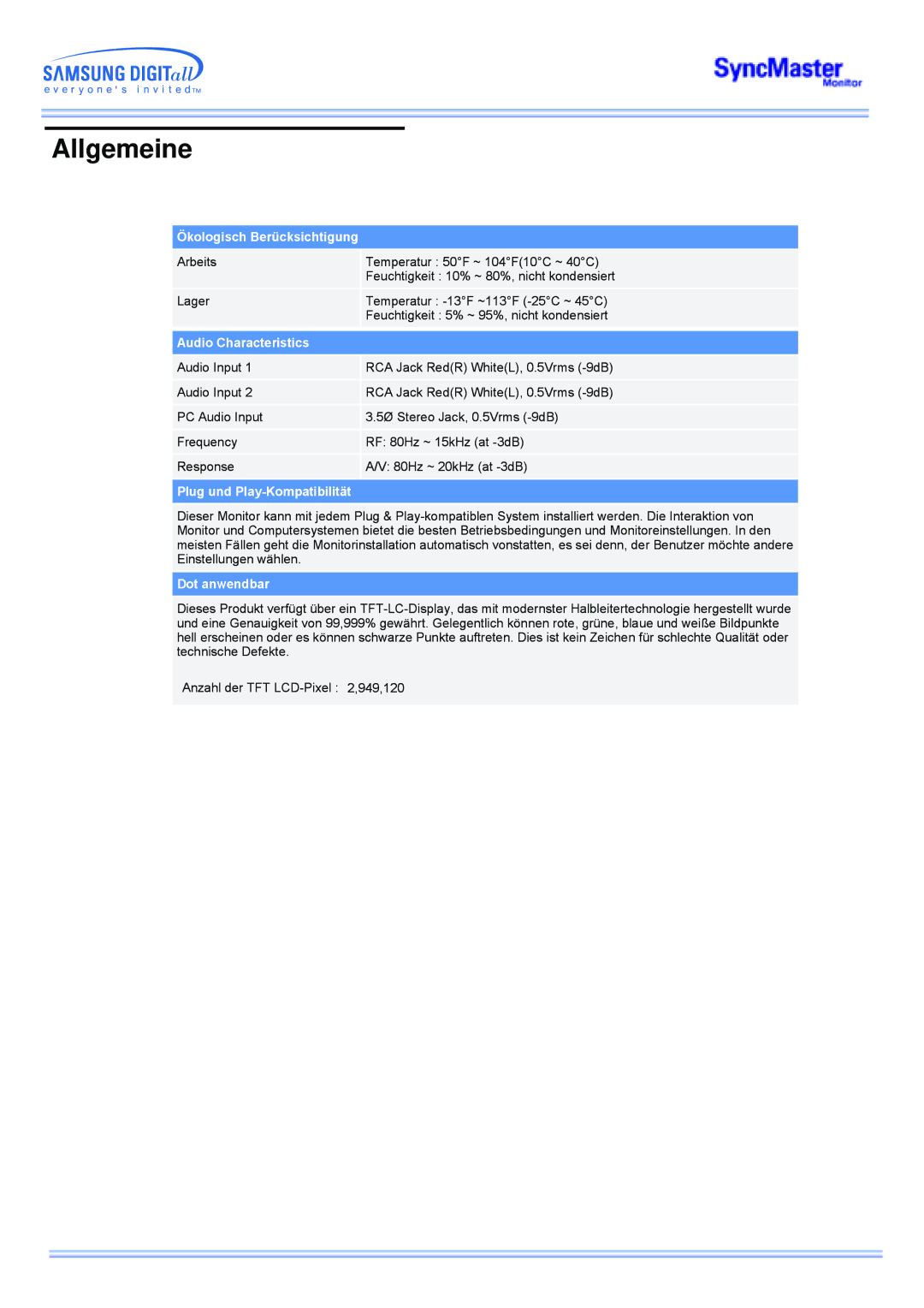 Samsung CK40PSNS/EDC, CK40PSNSG/EDC, CK40PSNB/EDC, CK40PSNBG/EDC, CK40BSNS/EDC, CK32PSNS/EDC manual Ökologisch Berücksichtigung 