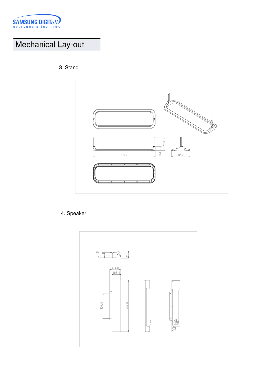 Samsung CK40BSNSI/XSA, CK40PSNSG/EDC, CK40PSNB/EDC, CK40PSSS/EDC, CK40PSNBF/EDC, CK40PSSB/EDC, CK40BSNB/XSJ manual Stand Speaker 