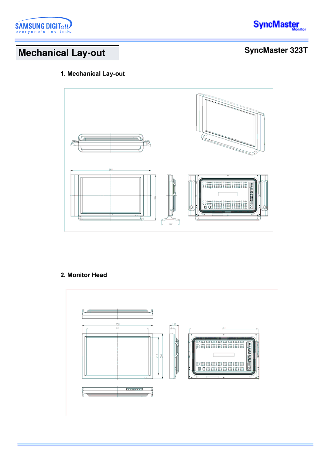 Samsung CK40PSNS/SAI, CK40PSNSG/EDC, CK40PSNB/EDC, CK40PSSS/EDC, CK40PSNBF/EDC, CK40PSSB/EDC, CK40BSNB/XSJ manual SyncMaster 323T 