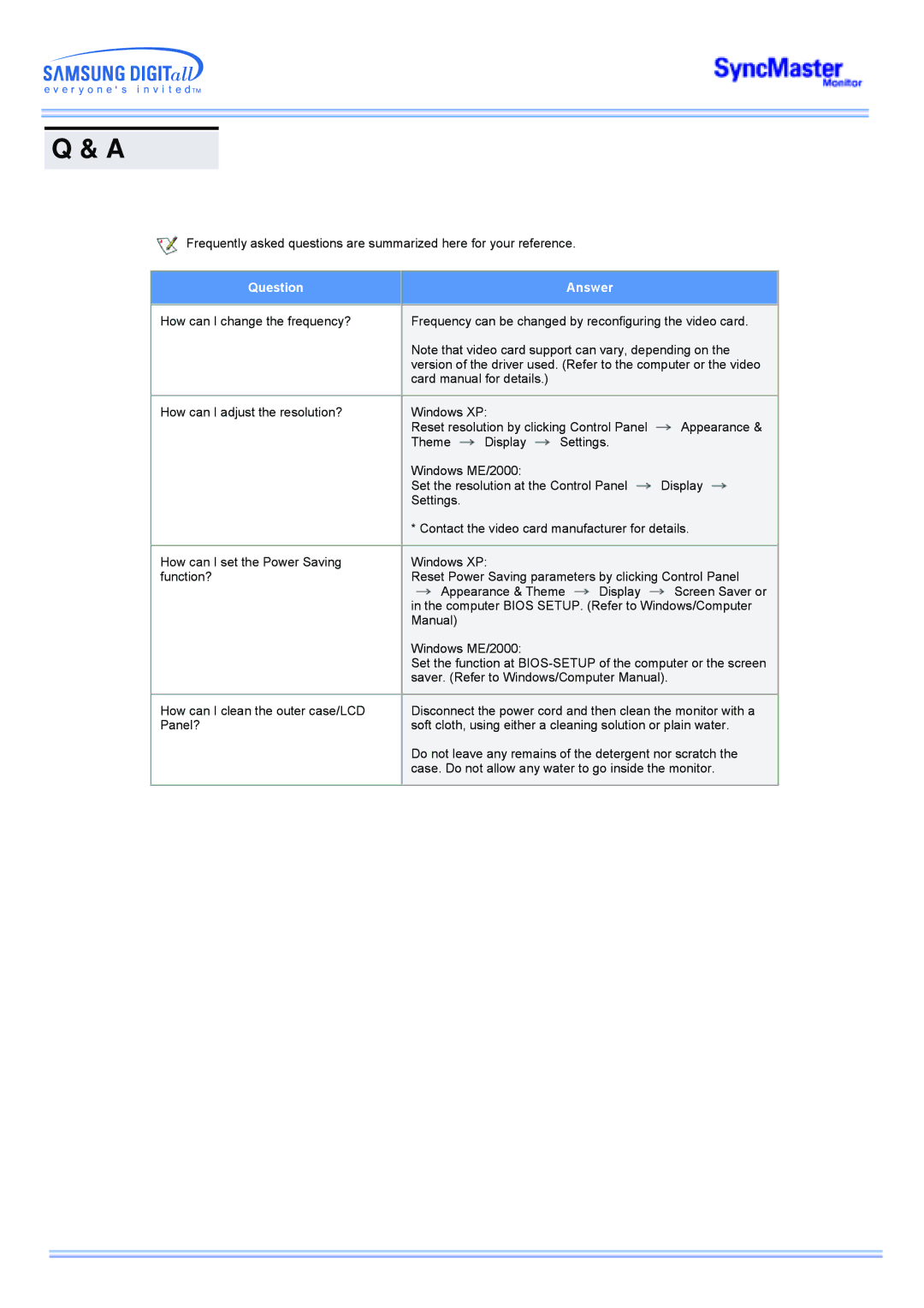 Samsung CK40BSNS/XSA, CK40PSNSG/EDC, CK40PSNB/EDC, CK40PSSS/EDC, CK40PSNBF/EDC, CK40PSSB/EDC, CK40BSNB/XSJ manual Question Answer 