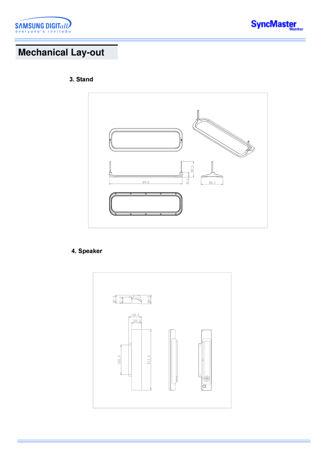 Samsung CK40PSNBF/EDC, CK40PSNSG/EDC, CK40PSNB/EDC, CK40PSSS/EDC, CK40PSSB/EDC, CK40PSNBG/EDC, CK40BSNS/EDC manual Stand Speaker 