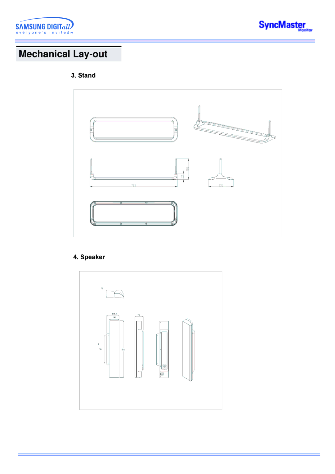 Samsung CK40BSNS/EDC, CK40PSNSG/EDC, CK40PSNB/EDC, CK40PSSS/EDC, CK40PSNBF/EDC, CK40PSSB/EDC, CK40PSNBG/EDC manual Stand Speaker 