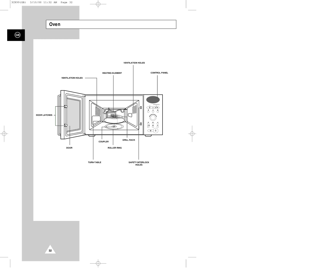 Samsung CK99FS manual Oven 