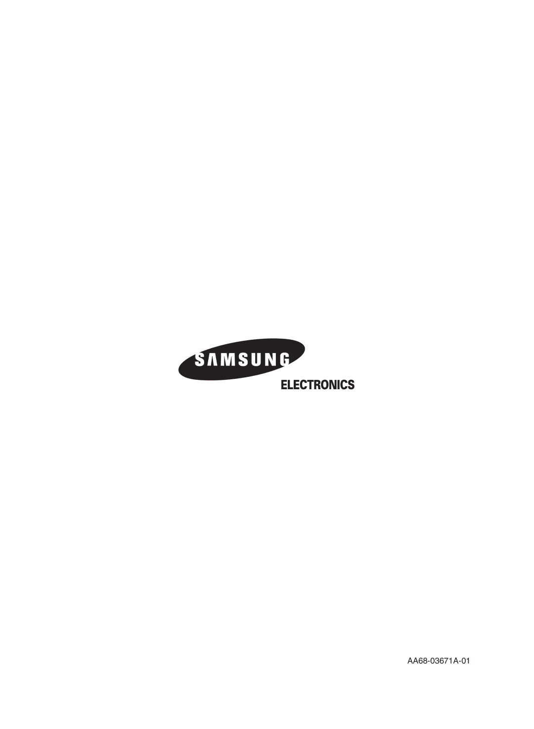 Samsung CL21M2 manual AA68-03671A-01 