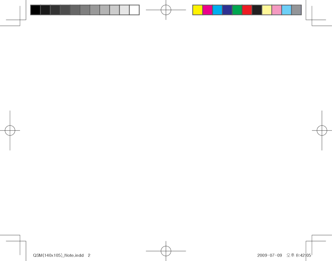 Samsung CL65 quick start manual QSM140x105Note.indd 2009-07-09 오후 