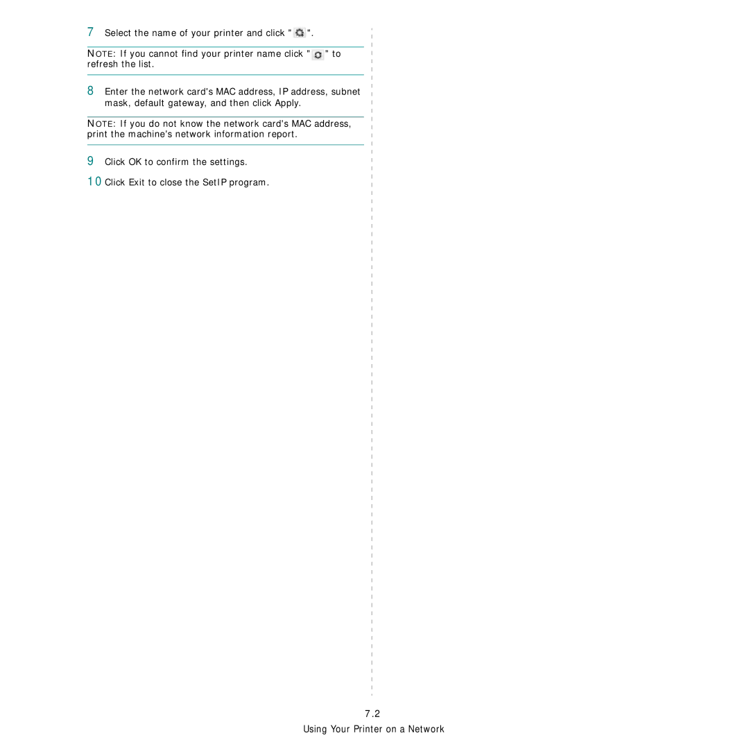 Samsung CLP-300 Series manual Using Your Printer on a Network 