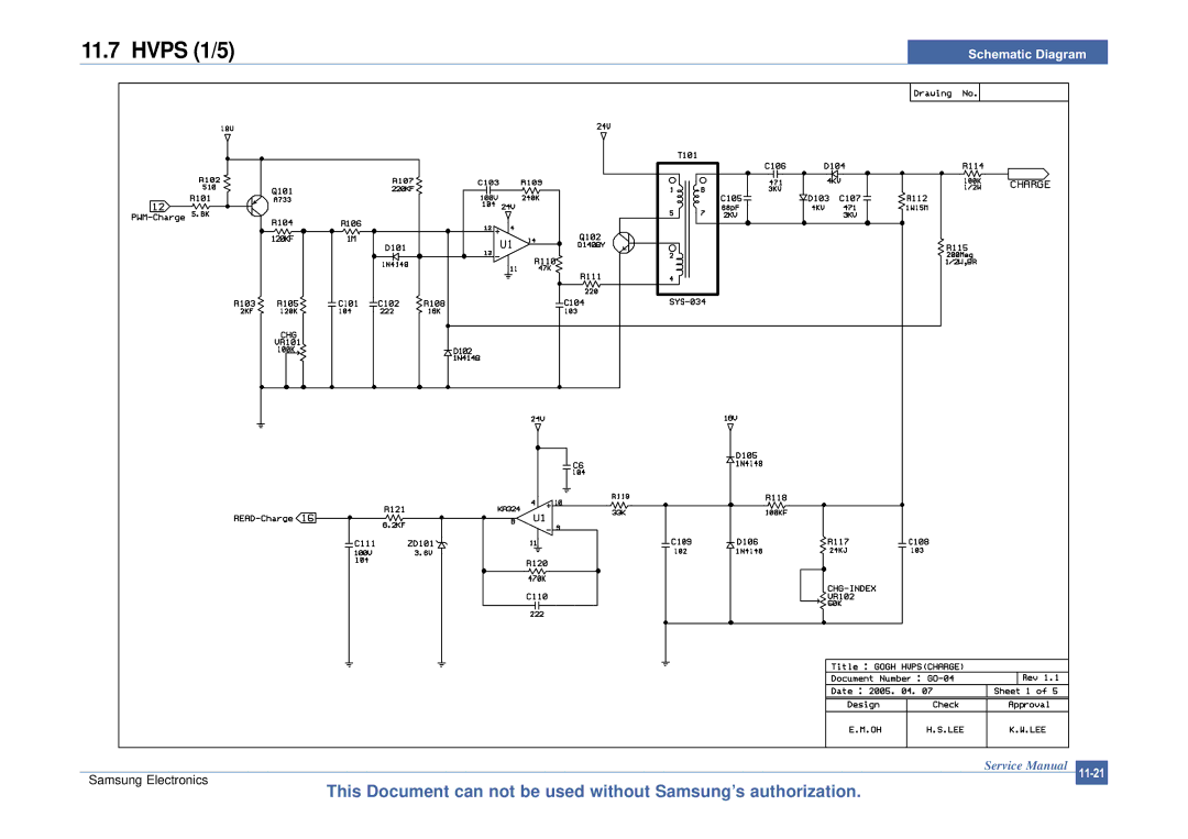 Samsung CLP-300 XSG manual Hvps 1/5 