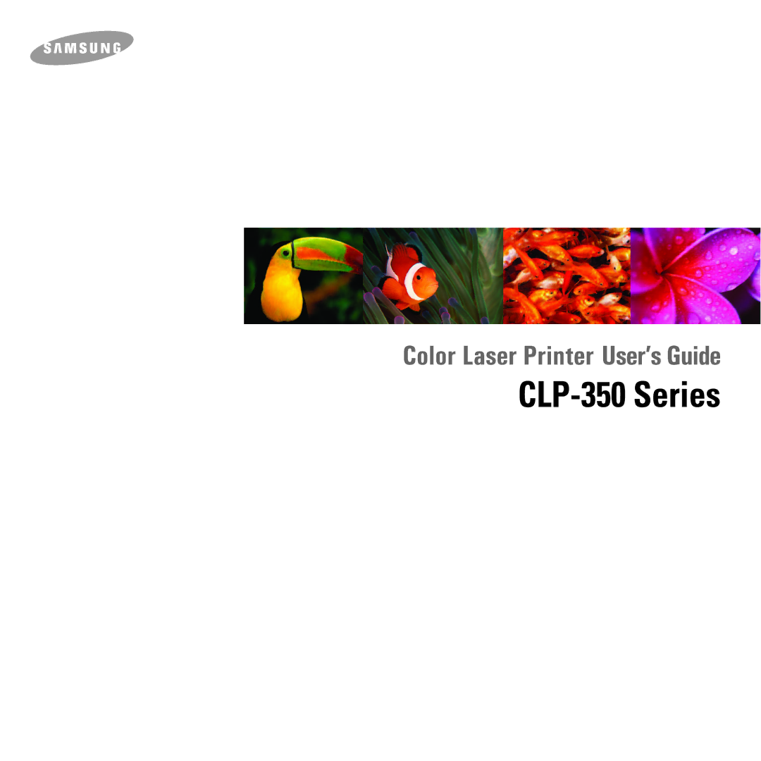 Samsung CLP-350 manual 