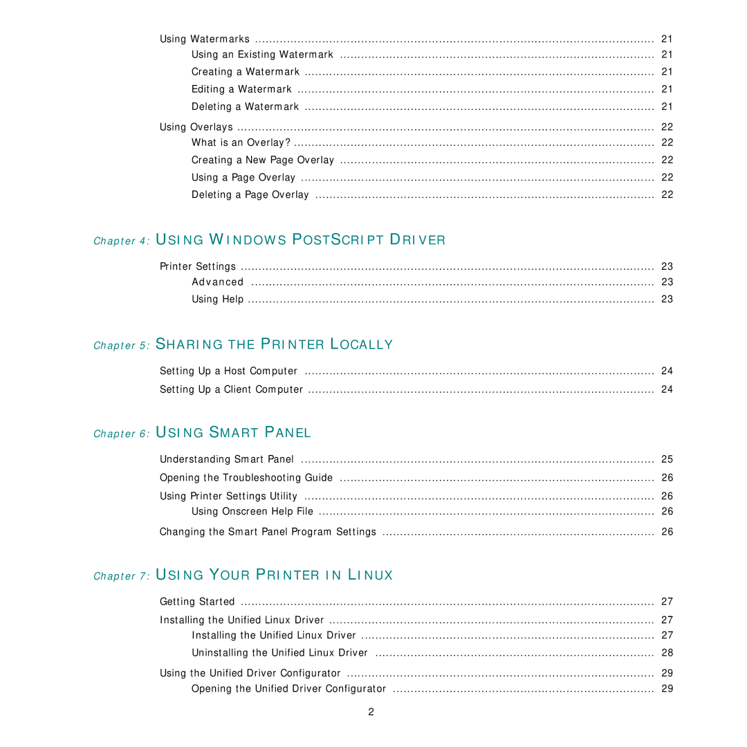 Samsung CLP-350 manual Using Windows Postscript Driver 