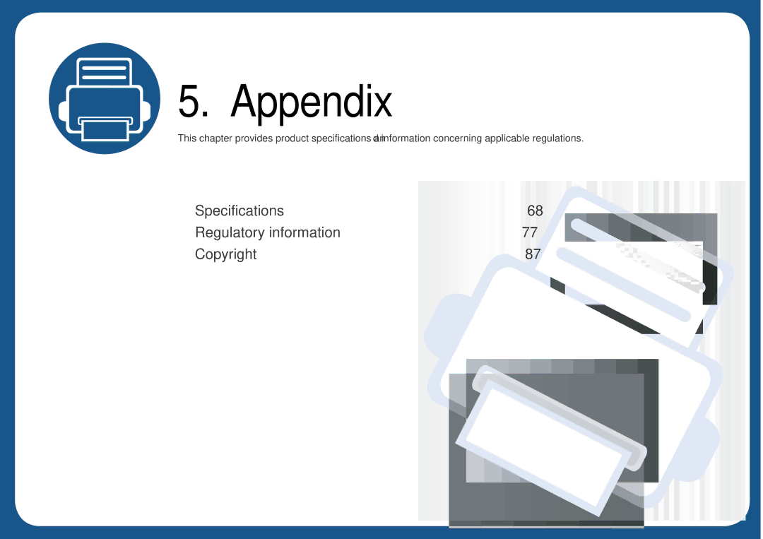 Samsung CLP-365W/XAA manual Appendix 