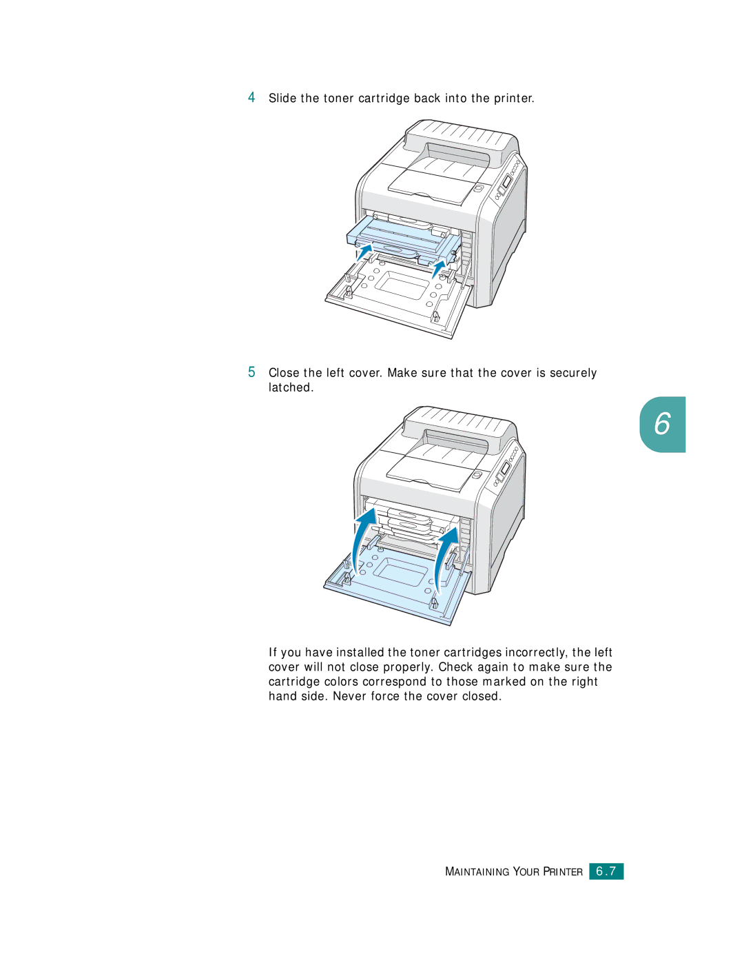 Samsung CLP-510 Series manual Maintaining Your Printer 