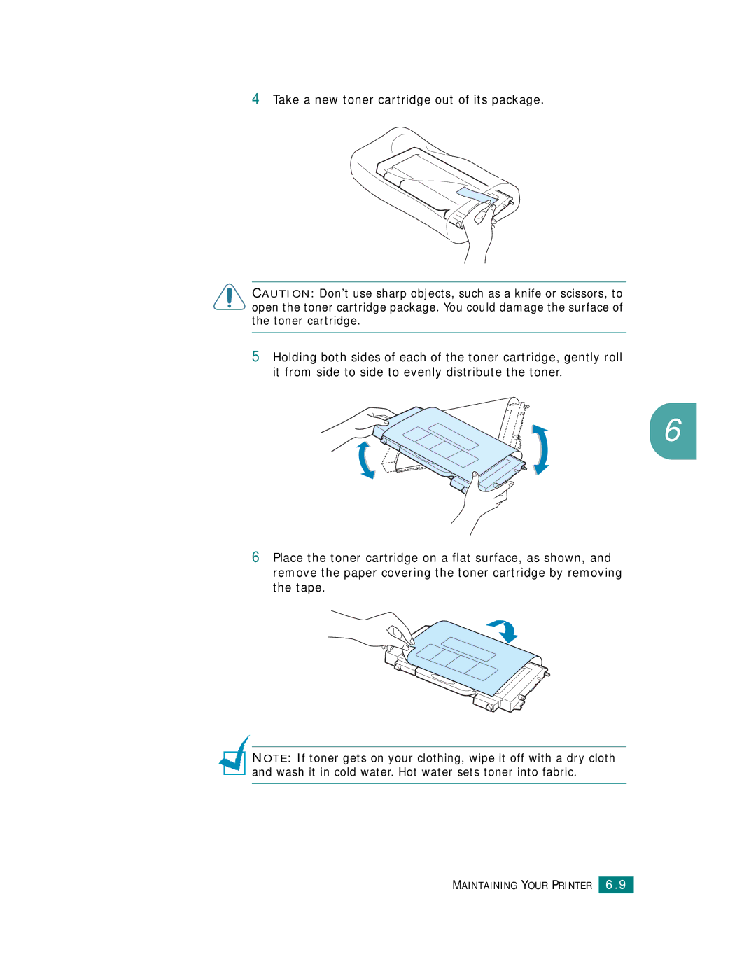 Samsung CLP-510 Series manual Maintaining Your Printer 