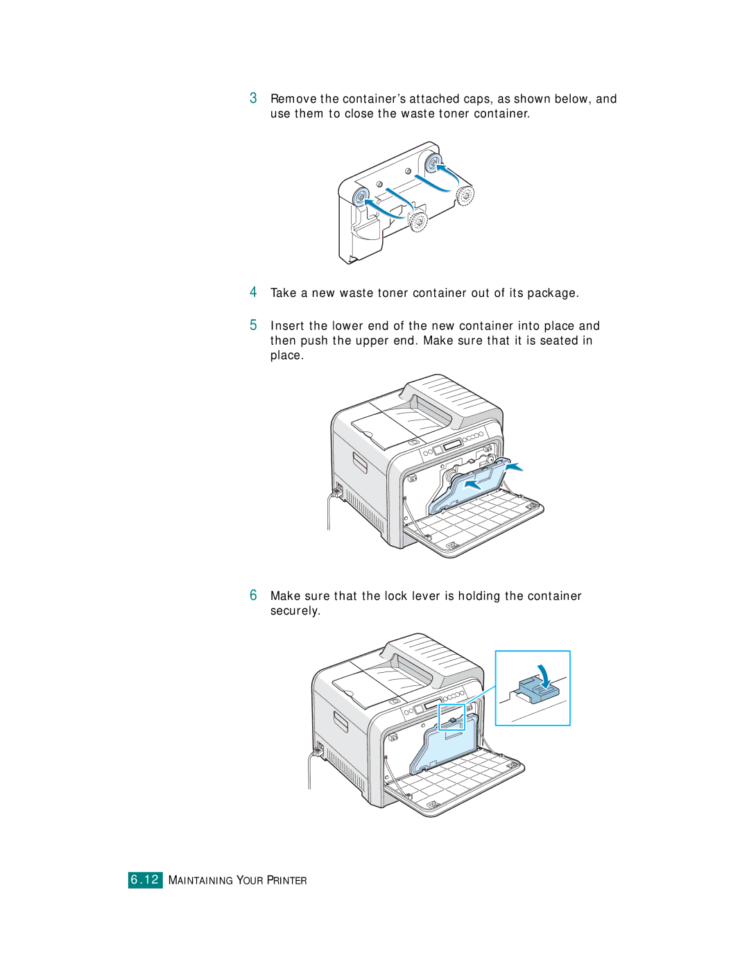 Samsung CLP-510 Series manual Maintaining Your Printer 