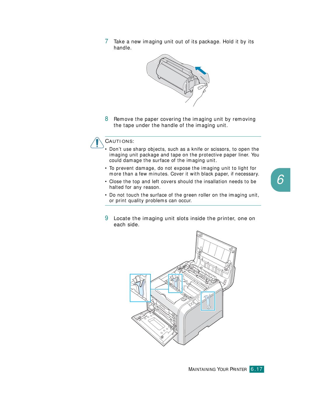 Samsung CLP-510 Series manual Maintaining Your Printer 