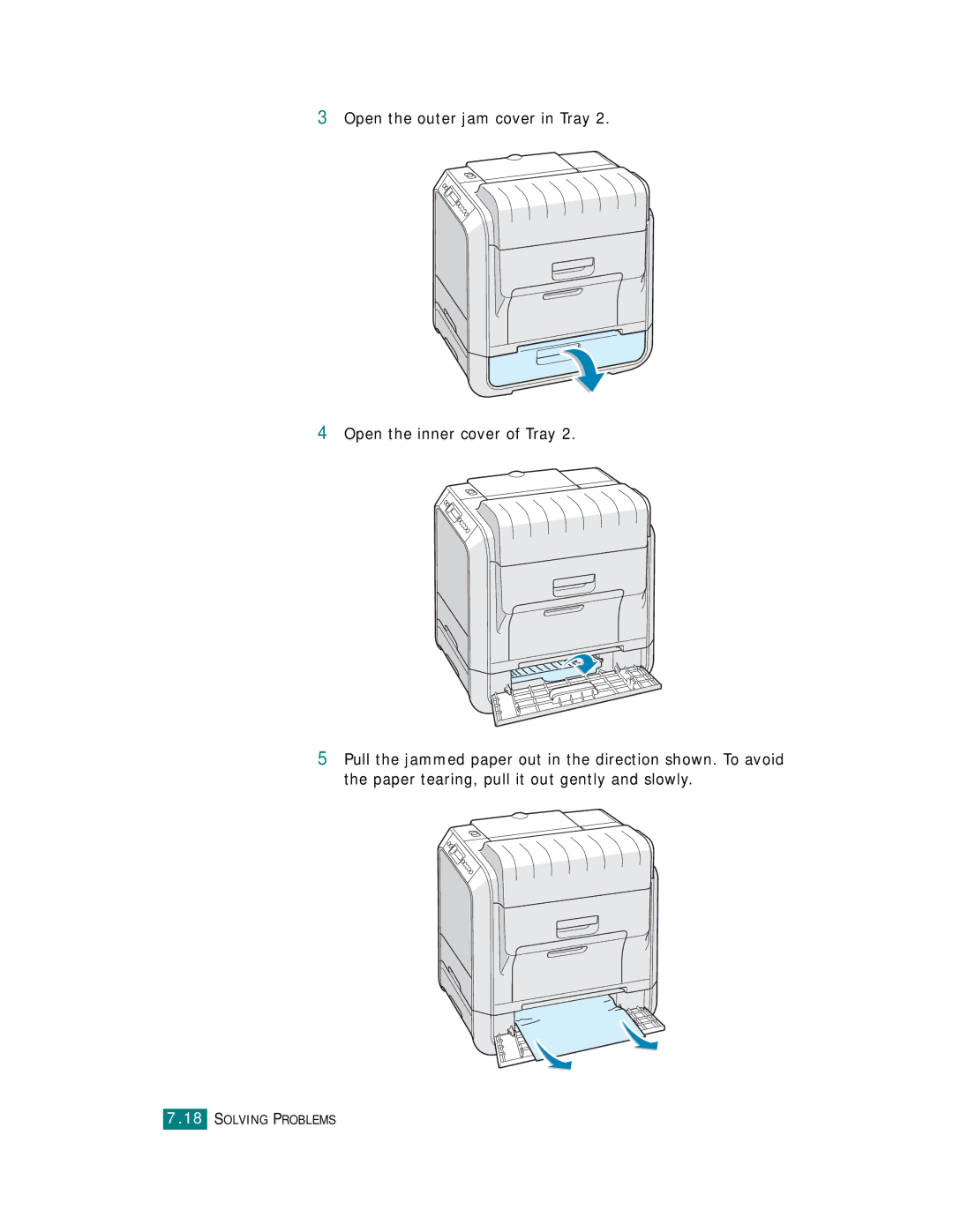 Samsung CLP-510 Series manual Solving Problems 