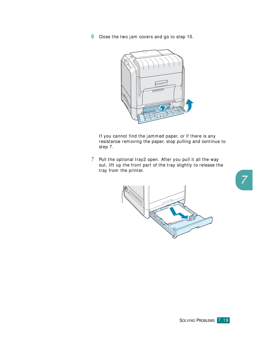 Samsung CLP-510 Series manual Solving Problems 