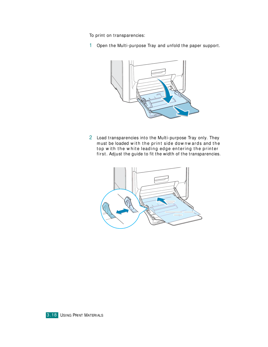 Samsung CLP-510 Series manual Using Print Materials 