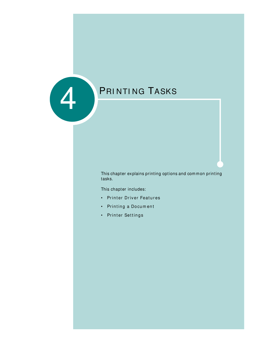 Samsung CLP-510 Series manual Printing Tasks 